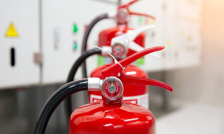 How often must a fire extinguisher be inspected